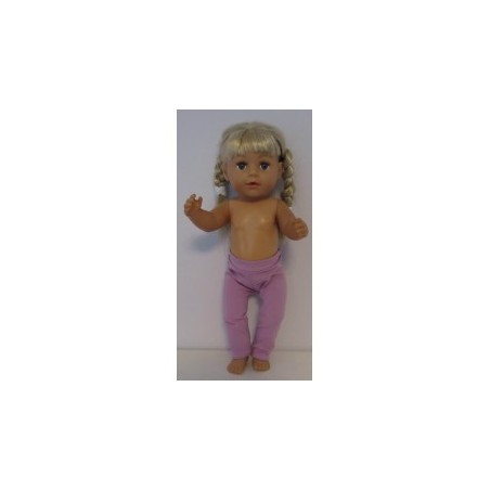 legging lila baby born 43cm