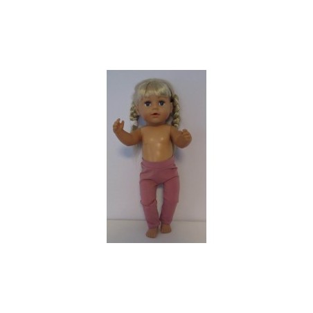 legging oud roze baby born 43cm