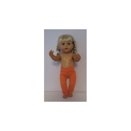 legging zalm roze baby born 43cm
