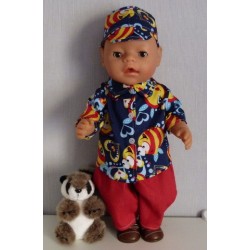 blouse setje bijen baby born 43cm