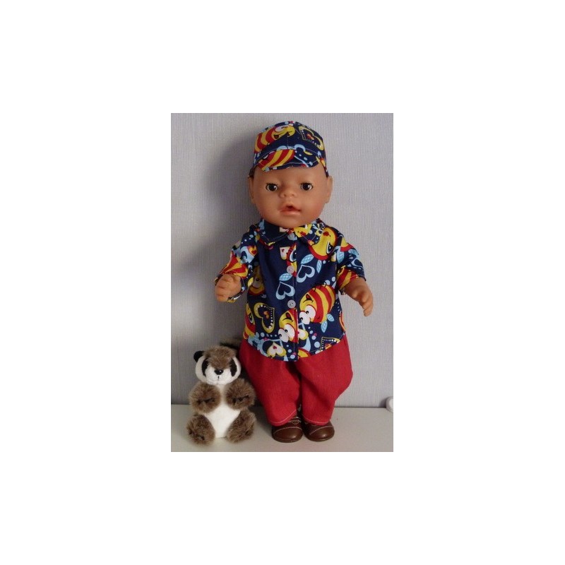 blouse setje bijen baby born 43cm