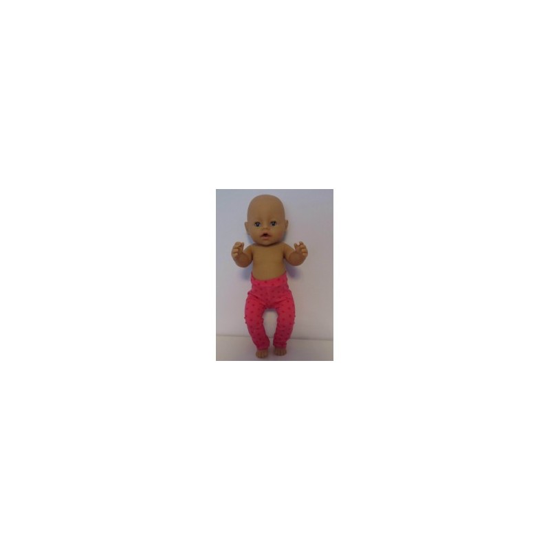 legging hard roze sterren baby born 43cm