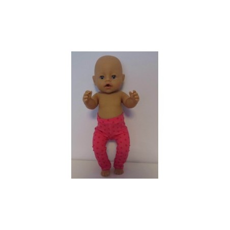 legging hard roze sterren baby born 43cm