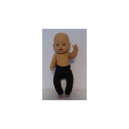 legging zwart baby born 43cm