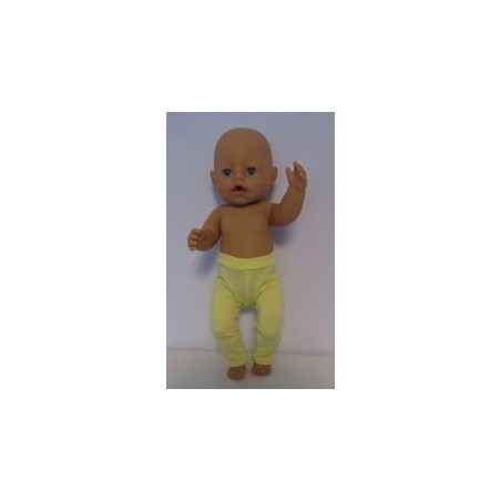 legging geel baby born 43cm