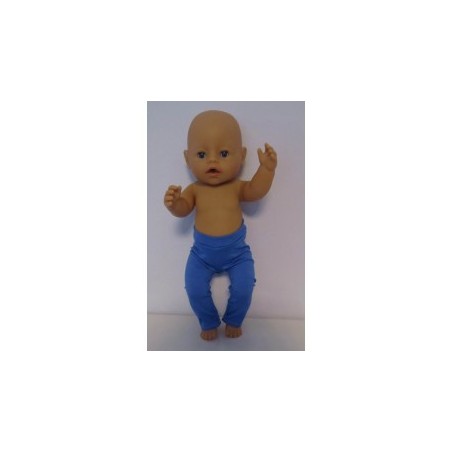 legging blauw baby born 43cm