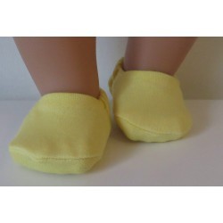 stoffen sloffen geel baby born 43cm