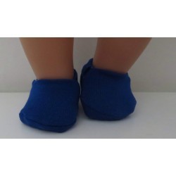 stoffen sloffen donker blauw baby born 43cm
