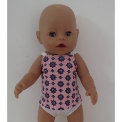 lux ondergoed setje roze baby born 43cm