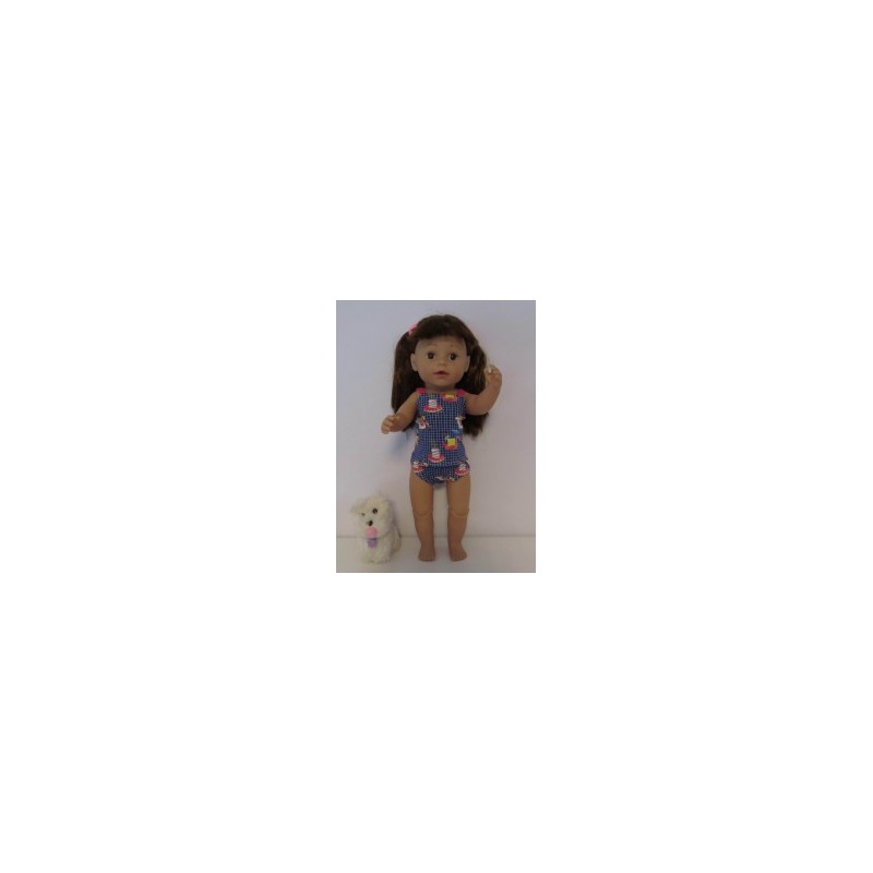 lux ondergoed setje blauw eenhoorn baby born 43cm