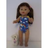 lux ondergoed setje blauw regenboog baby born 43cm