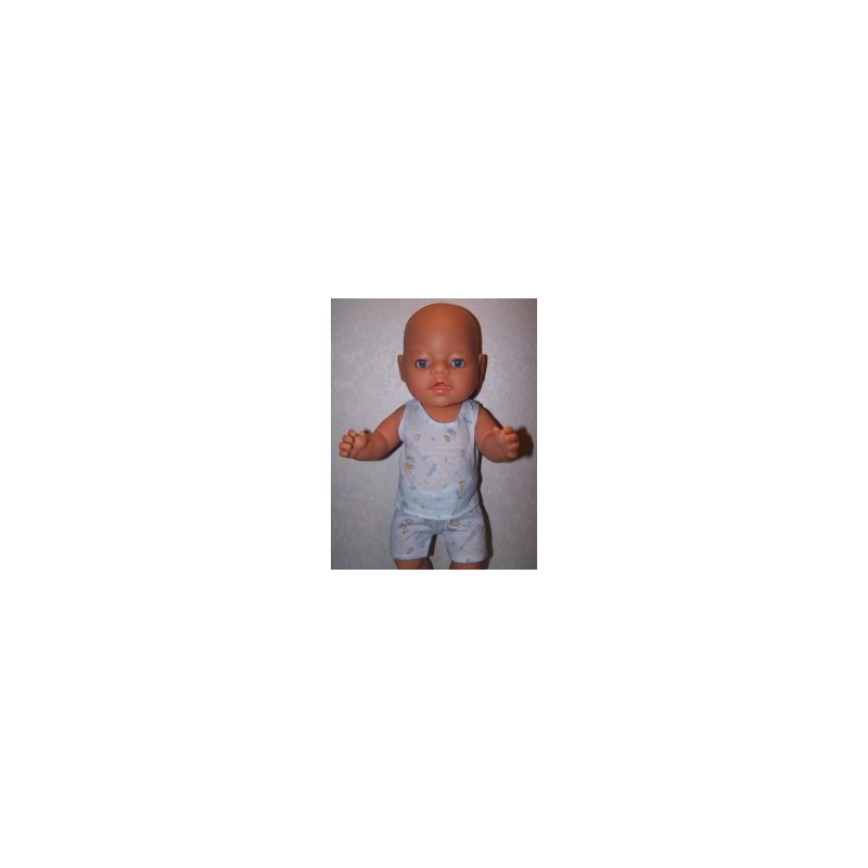 boxershort setje blauw toys  baby born 43cm