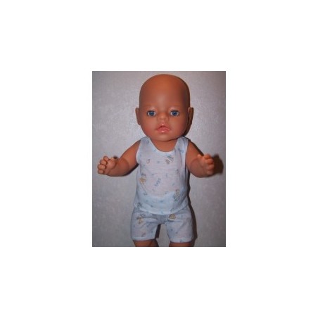 boxershort setje blauw toys  baby born 43cm
