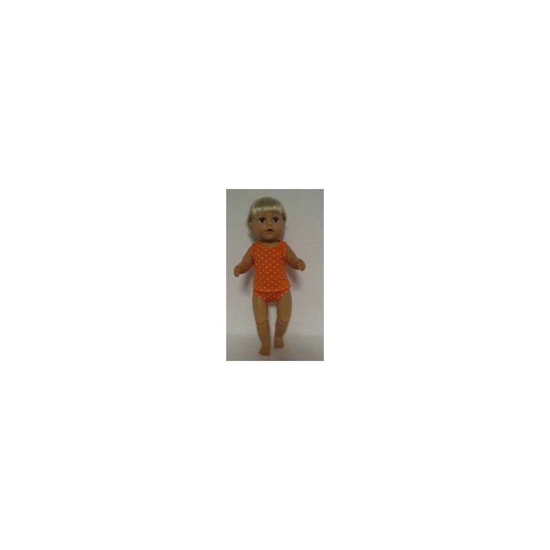 ondergoed setje oranje stippen baby born 43cm