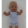 boxershort setje blauw met stippen roze baby born 43cm