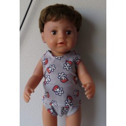 ondergoed setje skuls baby born 43cm
