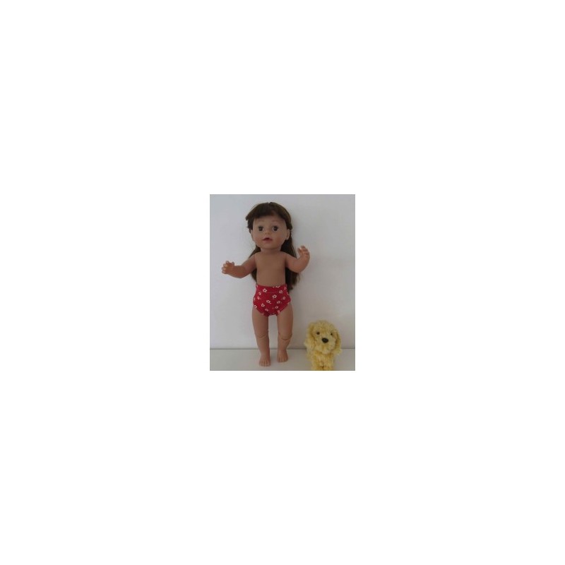 onderboek rood met bloemen baby born 43cm