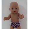 onderboek zwart met bloemen roze baby born 43cm