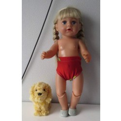 onderboek rood roos baby born 43cm