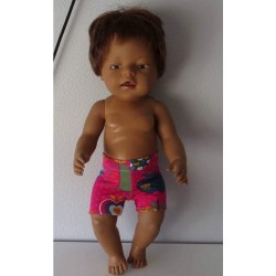 boxershort hard roze appel baby born 43cm