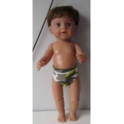 onderboek leger print baby born 43cm