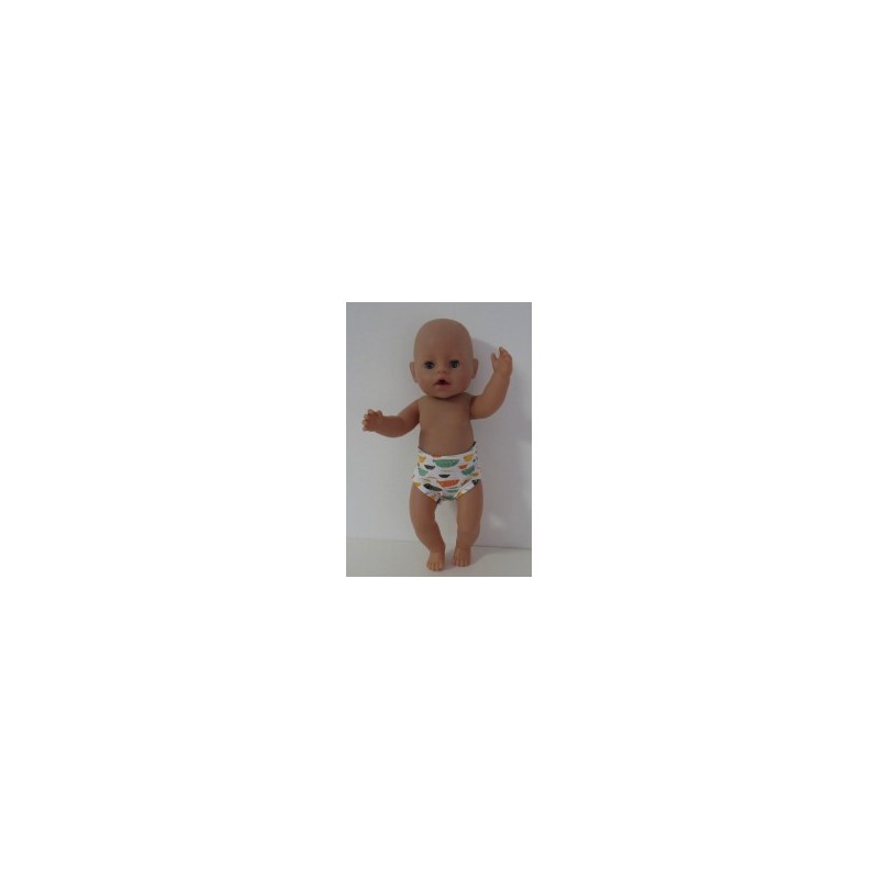 onderboek vissen oranje groen baby born 43cm