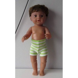 boxershort groen gestreept  baby born 43cm