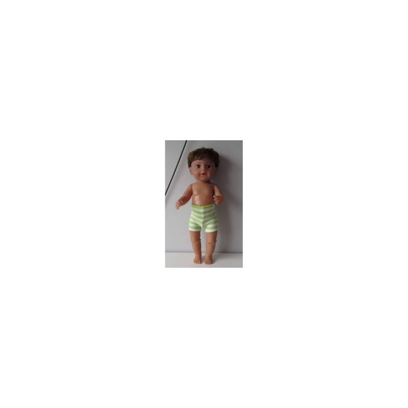 boxershort groen gestreept  baby born 43cm