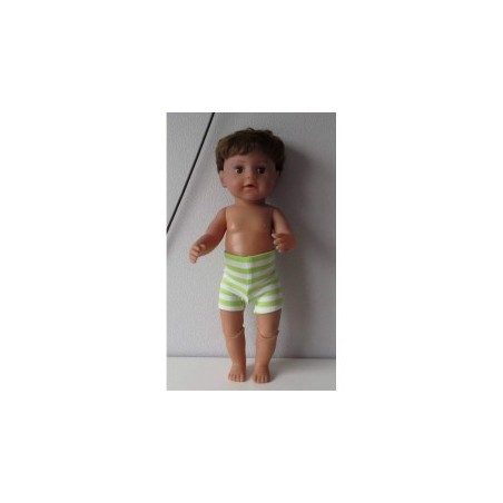 boxershort groen gestreept  baby born 43cm