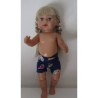 boxershort blauw konijnen  baby born 43cm