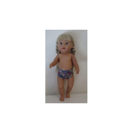 onderbroek grijs uilen baby born 43cm