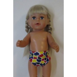 onderbroek gekleurd baby born 43cm