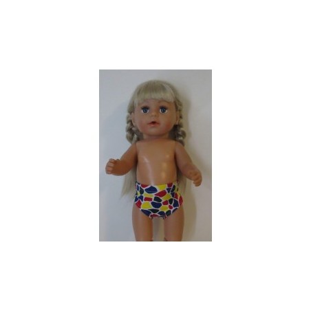 onderbroek gekleurd baby born 43cm