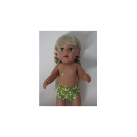 onderbroek groen ankers baby born 43cm