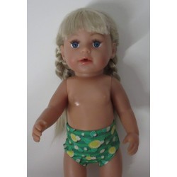 onderbroek groen citroenen baby born 43cm