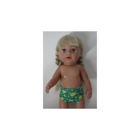 onderbroek groen citroenen baby born 43cm