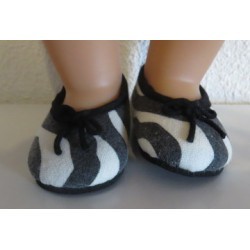 ballerina's zeebra print baby born 43cm