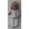 jeans broek setje cape cake blauw baby born 43cm