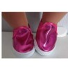 matalic schoentjes hard roze baby born 43cm
