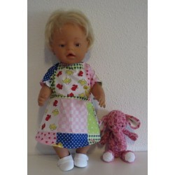 jurk baby born 43cm
