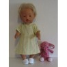 jurk geel gestreept baby born 43cm