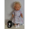 jurk grijs matroeska baby born 43cm