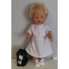 jurk met lila baby born 43cm