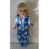 stoer setje olifanten blauw baby born 43cm