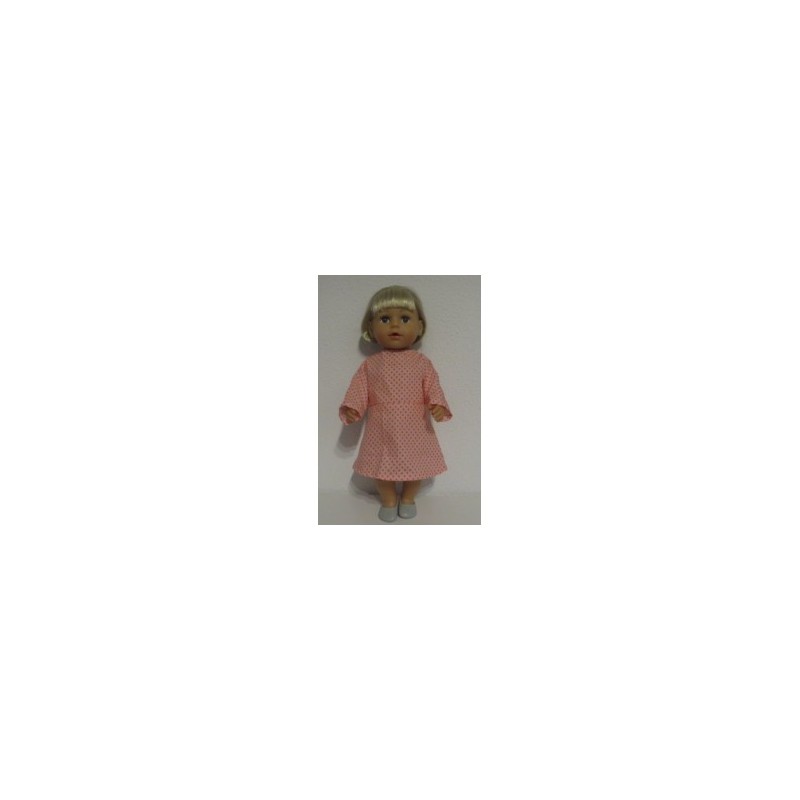 jurk zalm roze baby born 43cm