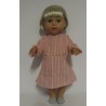 jurk roze gestreept baby born 43cm