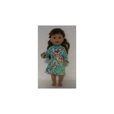 jurk chinesse print baby born 43cm