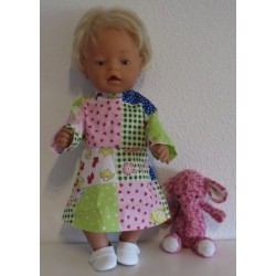 jurk baby born 43cm
