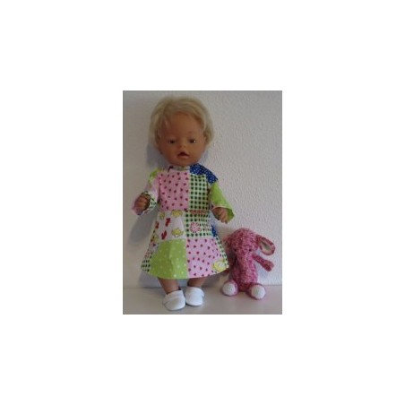jurk baby born 43cm