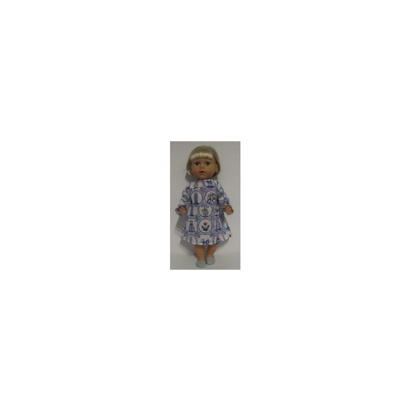 jurk holland baby born 43cm